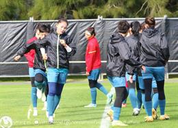 ĐT nữ Việt Nam tập kín trước ngày gặp Bồ Đào Nha