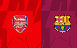 Arsenal đánh bại Barca dưới cơn mưa bàn thắng