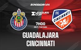 Nhận định Guadalajara vs Cincinnati 7h00 ngày 28/7 (Concacaf League Cup 2023)