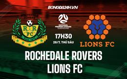 Nhận định Rochedale Rovers vs Lions FC 17h30 ngày 28/7 (VĐ bang Queensland 2023)