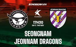 Nhận định Seongnam vs Jeonnam Dragons 17h30 ngày 29/7 (Hạng 2 Hàn Quốc 2023)