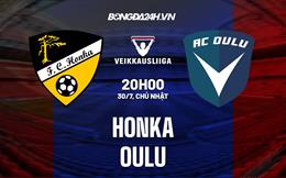 Nhận định - dự đoán Honka vs Oulu 20h00 ngày 30/7 (VĐQG Phần Lan 2023)