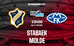 Nhận định bóng đá Stabaek vs Molde 23h00 ngày 29/7 (VĐQG Na Uy 2023)