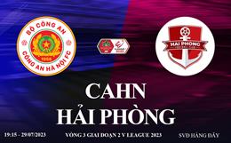 Trực tiếp CAHN vs Hải Phòng link xem kqbd V-League 29/7/2023