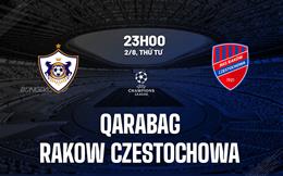 Nhận định Qarabag vs Rakow Czestochowa 23h00 ngày 2/8 (Champions League 2023/24)