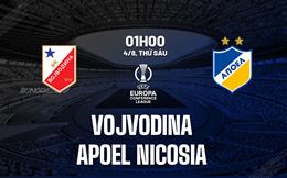 Nhận định Vojvodina vs APOEL Nicosia 1h00 ngày 4/8 (Conference League 2023/24)