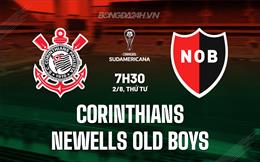 Nhận định Corinthians vs Newells Old Boys 7h30 ngày 2/8 (Copa Sudamericana 2023)