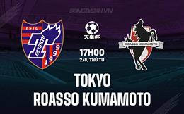 Nhận định Tokyo vs Roasso Kumamoto 17h00 ngày 2/8 (Cúp Nhật Hoàng 2023)