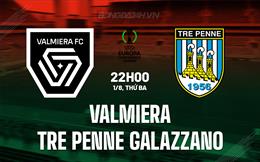 Nhận định Valmiera vs Tre Penne Galazzano 22h00 ngày 1/8 (Conference League 2023/24)