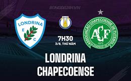 Nhận định bóng đá Londrina vs Chapecoense 7h30 ngày 3/8 (Hạng 2 Brazil 2023)