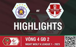 Video Hà Nội 3-1 Hải Phòng (Vòng 4 nhóm A V-League 2023): 2 penalty 2 siêu phẩm
