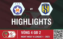 Video tổng hợp: Đà Nẵng - SLNA (Vòng 4 nhóm B V-League 2023)