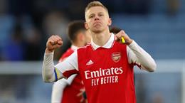 Oleksandr Zinchenko báo tin cực vui cho Arsenal
