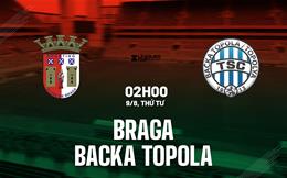 Nhận định Braga vs TSC Backa Topola 2h00 ngày 9/8 (Champions League 2023/24)