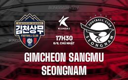 Nhận định Gimcheon Sangmu vs Seongnam 17h30 ngày 06/08 (Hạng 2 Hàn Quốc 2023)