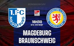 Nhận định bóng đá Magdeburg vs Braunschweig  18h30 ngày 6/8 (Hạng 2 Đức 2023/24)