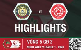 Video Thanh Hóa 0-1 Viettel (Vòng 5 nhóm A V-League 2023): Bàn thắng phút bù giờ