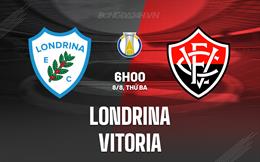 Nhận định - dự đoán Londrina vs Vitoria 6h00 ngày 8/8 (Hạng 2 Brazil 2023)