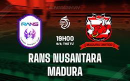 Nhận định RANS Nusantara vs Madura 19h00 ngày 9/8 (VĐQG Indonesia 2023/24)