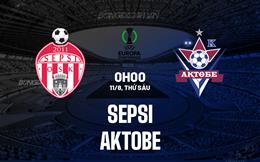 Nhận định Sepsi vs Aktobe 0h00 ngày 11/8 (Conference League 2023/24)