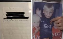 Bằng chứng Hojlund là fan Man United từ nhỏ