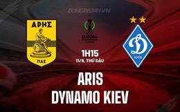 Nhận định Aris vs Dynamo Kiev 1h15 ngày 11/8 (Conference League 2023/24)