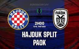 Nhận định Hajduk Split vs PAOK 2h00 ngày 11/8 (Conference League 2023/24)