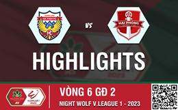 Video tổng hợp: Hà Tĩnh - Hải Phòng (Vòng 6 nhóm A V-League 2023)