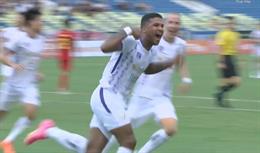 VIDEO: Ngoại binh CLB Hà Nội ghi siêu phẩm 'xe đạp chổng ngược' vào lưới Thanh Hóa