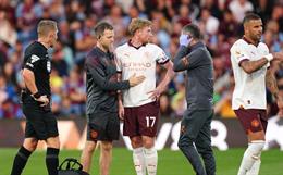 De Bruyne chấn thương ngay ở trận ra quân của Man City