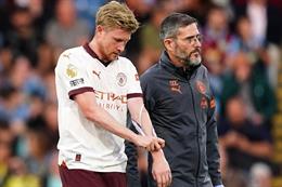 De Bruyne phải nghỉ thi đấu bao lâu