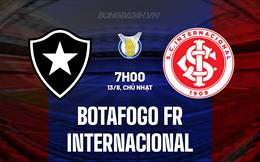 Nhận định - dự đoán Botafogo FR vs Internacional 7h00 ngày 13/8 (VĐQG Brazil 2023)