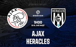 Nhận định - dự đoán Ajax vs Heracles 1h00 ngày 13/8 (VĐQG Hà Lan 2023/24)