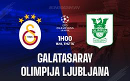 Nhận định Galatasaray vs Olimpija Ljubljana 1h00 ngày 16/8 (Champions League 2023/24)