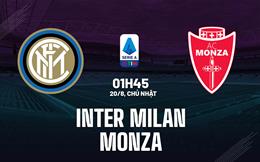 Nhận định Inter vs Monza (01h45 ngày 20/8): Không dễ thắng cách biệt