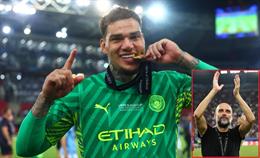 Pep Guardiola ca ngợi Ederson là người hùng 'cứu rỗi' Man City