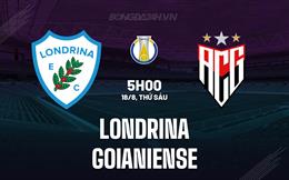 Nhận định bóng đá Londrina vs Goianiense 5h00 ngày 18/8 (Hạng 2 Brazil 2023)