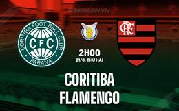 Nhận định bóng đá Coritiba vs Flamengo 2h00 ngày 21/8 (VĐQG Brazil 2023)