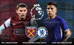 Nhận định West Ham vs Chelsea (22h30 ngày 20/8): Tân binh khủng trình làng