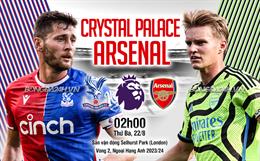 Arsenal nhọc nhằn đánh bại Palace