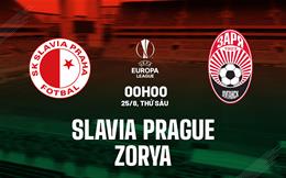 Nhận định Slavia Prague vs Zorya Luhansk 0h00 ngày 25/8 (Europa League 2023/24)