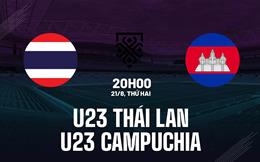 Nhận định U23 Thái Lan vs U23 Campuchia 20h00 ngày 21/8 (U23 Đông Nam Á 2023)