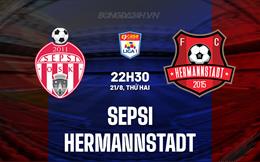 Nhận định Sepsi vs Hermannstadt 22h30 ngày 21/8 (VĐQG Romania 2023/24)