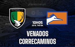 Nhận định Venados vs Correcaminos 10h05 ngày 23/8 (Hạng 2 Mexico 2023/24)