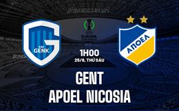 Nhận định Gent vs APOEL Nicosia 1h00 ngày 24/8 (Conference League 2023/2024)