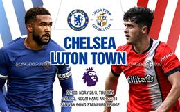 Nhận định Chelsea vs Luton (02h00 ngày 26/8): Đội khách hóa giải mọi vấn đề