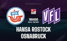 Nhận định Hansa Rostock vs Osnabruck 18h00 ngày 26/8 (Hạng 2 Đức 2023/24)
