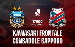 Nhận định Kawasaki Frontale vs Consadole Sapporo 17h00 ngày 26/8 (VĐQG Nhật Bản 2023)