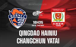 Nhận định Qingdao Hainiu vs Changchun Yatai 18h35 ngày 26/8 (VĐQG Trung Quốc 2023)