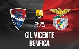 Nhận định Gil Vicente vs Benfica 2h30 ngày 27/8 (VĐQG Bồ Đào Nha 2023/24)